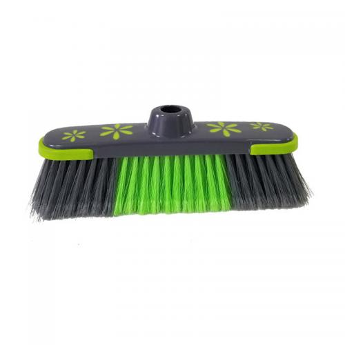 Plastic broom head